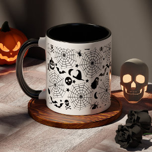 Mug Spiderwebs Halloween Éffrayant