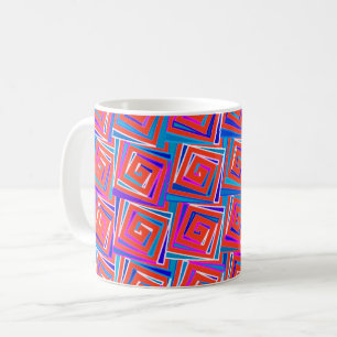Mug Spirales carrées Modernité du milieu du XXe siècle