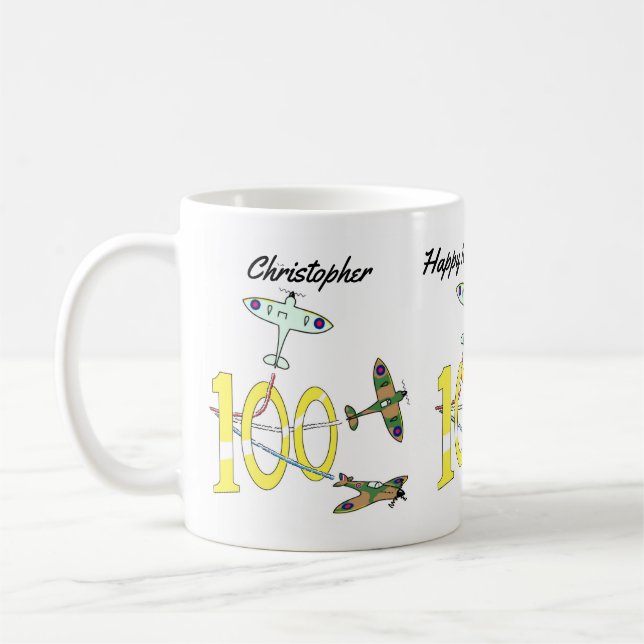 Mug Spitfires 100th Birthday (Gauche)