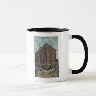 Mug Spokane, WA - vue d'hôtel de Davenport