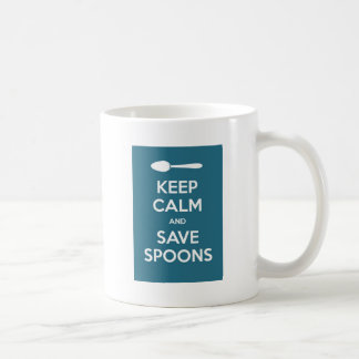 Mug Spoonie-Gardez le calme et sauvez la maladie
