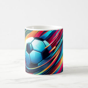 Mug Sports de football cybernétique futuristes à grand