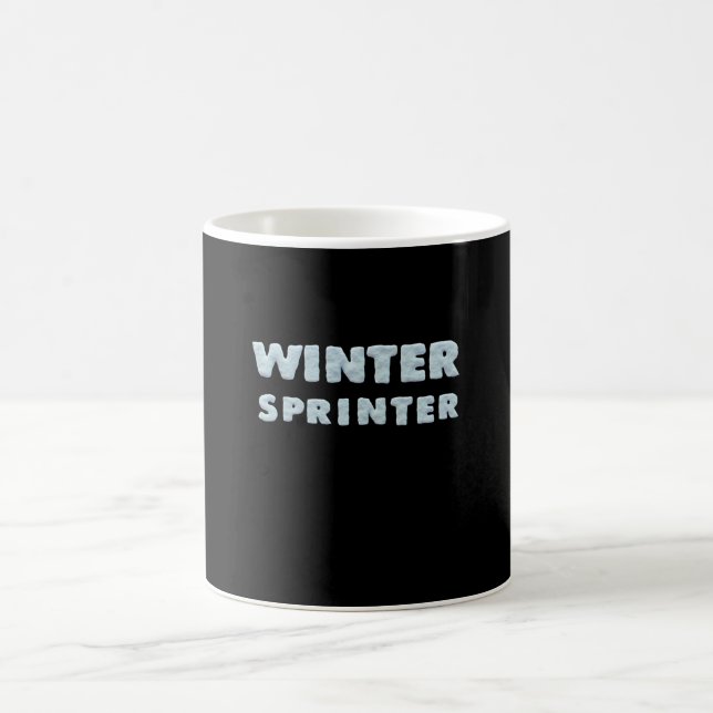 Mug Sports d'hiver - Sprinter d'hiver - Chemise de ski (Centre)