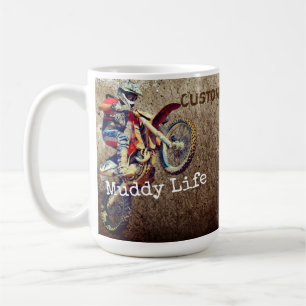 Mug Sports faits sur commande de garçon de Mudding