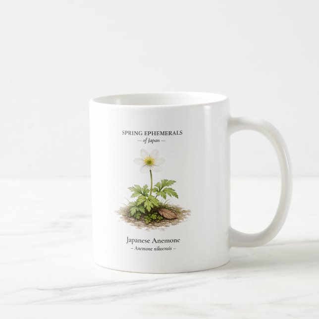 Mug Spring Ephemerals of Japan – Japanese Anemone (Droite)