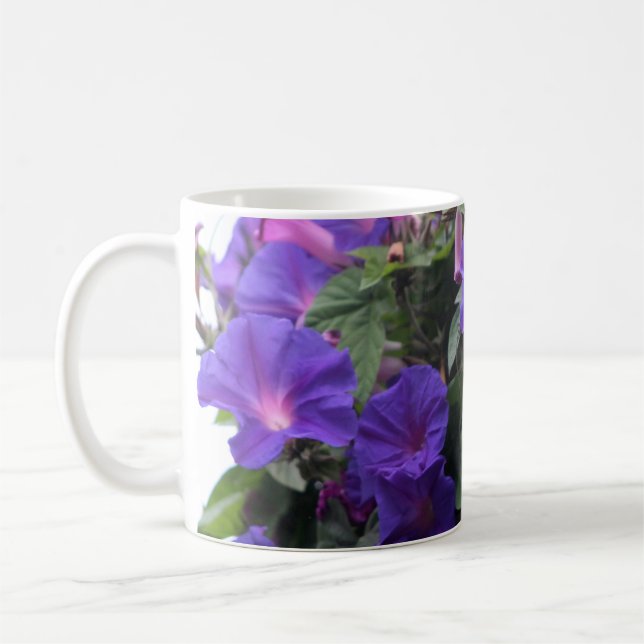Mug Spring Morning Glories en bleu (Gauche)