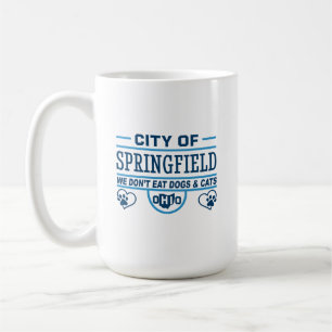 Mug Springfield Ohio Nous ne mangeons pas de chiens et