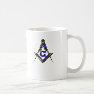 Mug squareandcompassblue, squareandcompassblue