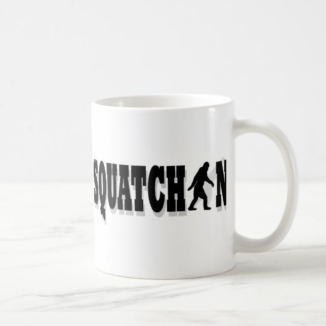 Mug Squatchin, texte noir (Droite)
