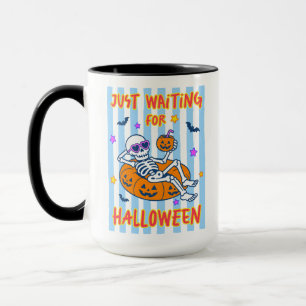 Mug Squelette attendant Halloween