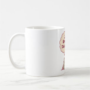 Mug Squelette Avec Cobwebs Laissez-Moi Réfléchir À Cel