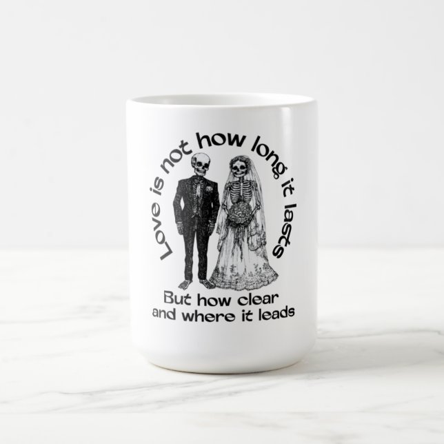 Mug squelette d'amour éternel - Café pour couple g (Centre)
