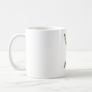 Mug Squelette dansant Fleur sauvage Botanique Hallowee