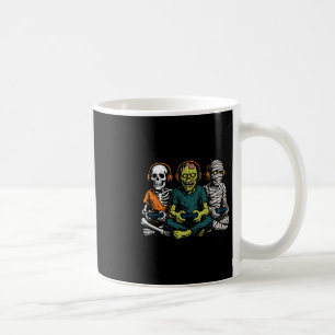 Mug Squelette de Halloween Zombie Momie Joueur Vidéo J