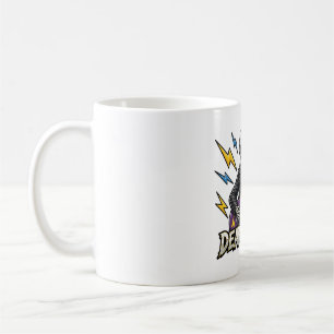 Mug Squelette de rockeur mort Guitare Art Halloween