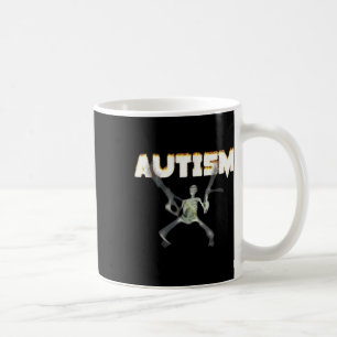 Mug Squelette de sensibilisation sur l'autisme - Graph