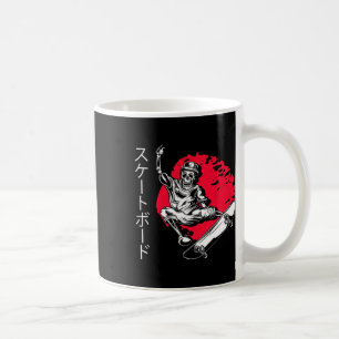 Mug Squelette de skater Japon skateboard skateboard Lo