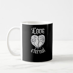 Mug Squelette Mains Coeur Gothique Classique