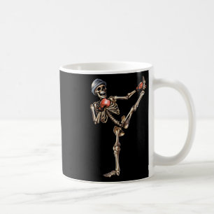 Mug Squelette Muay Thai Halloween Kickboxing Combattan