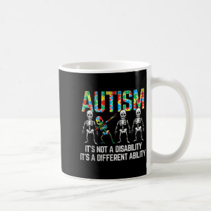Mug Squelette qui Dab Not A Disability Sensibilisation