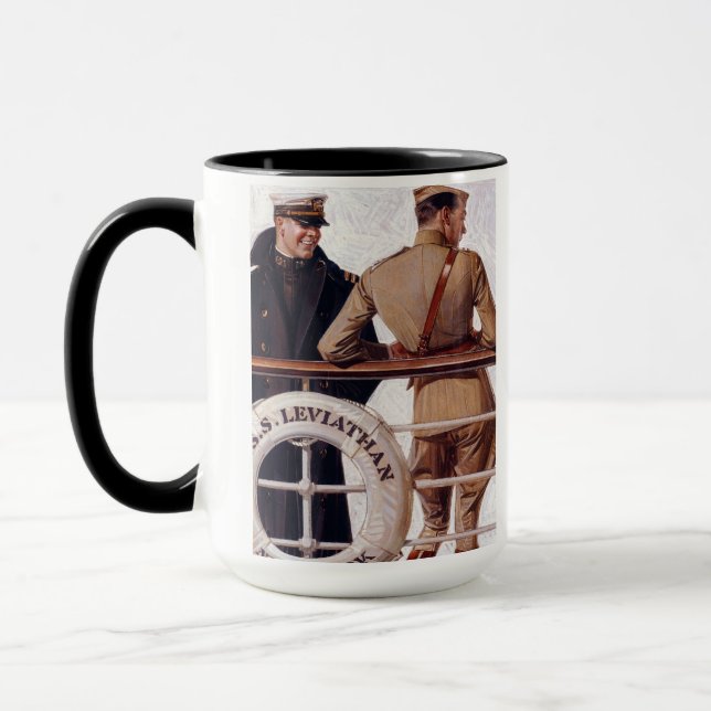 Mug SS Leviathan, 1918 par Joseph Christian Leyendecke (Gauche)