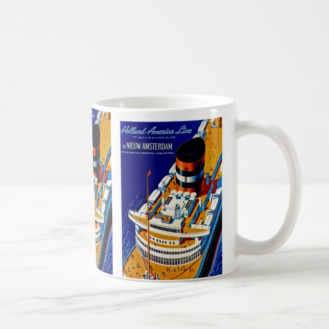 Mug SS Nieuw Amsterdam (Droite)