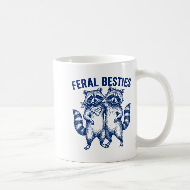 Mug Ssum Feral Ies Matching Friend Twinning Funny Bff  (Droite)
