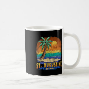 Mug St Augustine Floride Vintage Souvenir dévêtu
