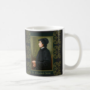 Mug St. Elizabeth Ann Seton Soeur Rosary Charité
