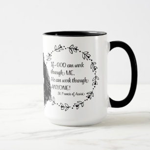 Mug St Francis de citation d'Assisi
