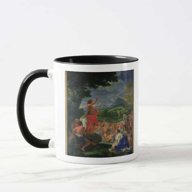 Mug St John la prédication de baptiste, peinte avant (Gauche)