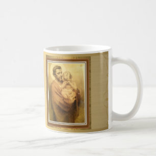 Mug St Joseph avec pleurer de Jésus de bébé
