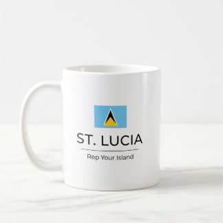 Mug St. Lucia Minimaliste | Fierté Quotidienne