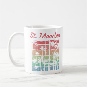 Mug St Maarten Arc-en-ciel Couleurs Saint Martin