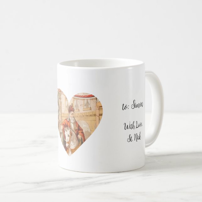 Mug St. Nicholas Heart Sinterklaas St. Nick's Day (Devant droit)