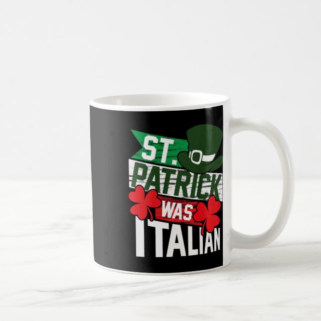 Mug St. Patrick Était Amusant Italien St. Patrick's Da (Droite)