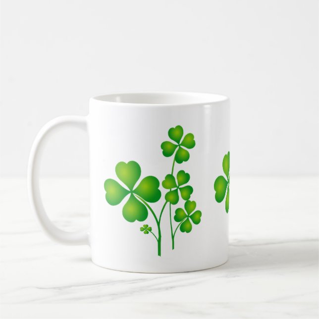 Mug St. Patrick's Day Clover + vos idées (Gauche)