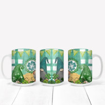 St. Patrick's Day Gnome and Shamrock Design