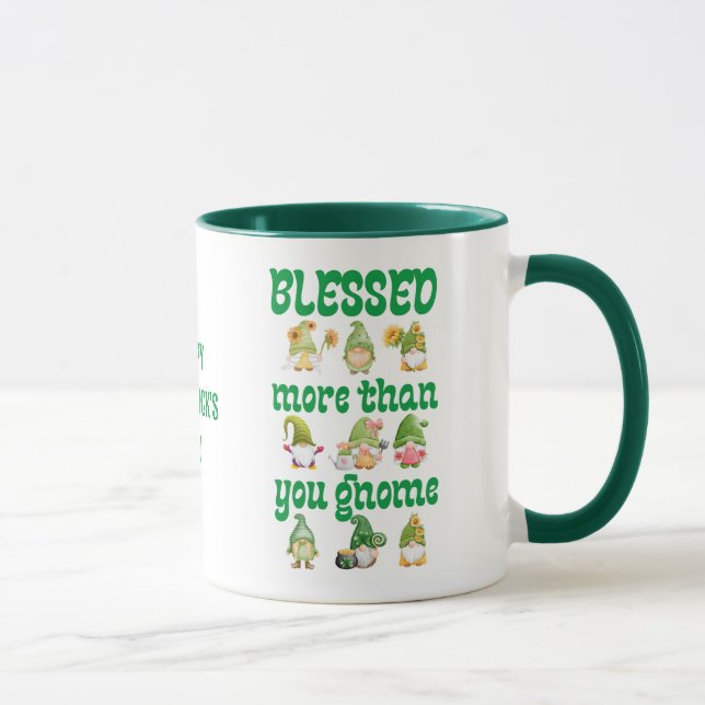 Mug St Patrick's Day Irlandais Gnomes (Droite)