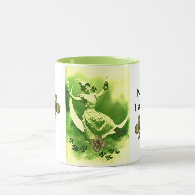 MUG ST PATRICK'S DAY LUNE LADY AVEC VOYAGE SHAMROCK M (Centre)