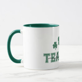 Mug St. Patricks Jour Professeur chanceux