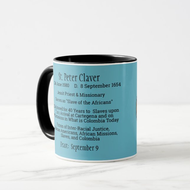 Mug St. Peter Claver (BK 058) (Devant gauche)