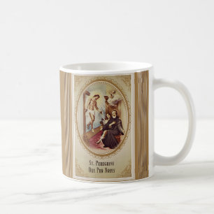 Mug St Saint patron pérégrin de croix de Jésus de