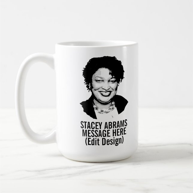 Mug Stacey Abrams personnalisé (Gauche)