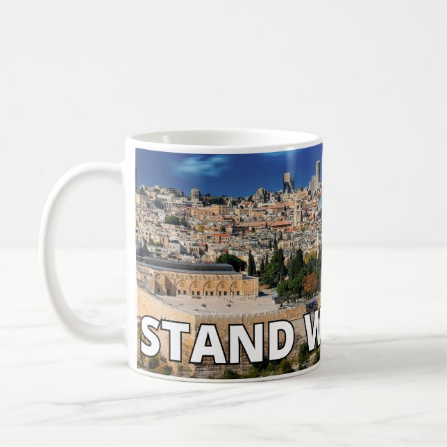 Mug Stand With Israel jérusalem (Gauche)