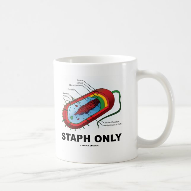 Mug Staphylocoque seulement (humour de médecine de (Droite)