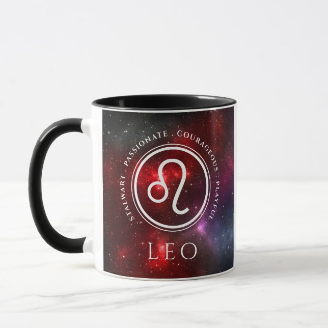 Mug Starfield Leo Lion Western Zodiac (Gauche)