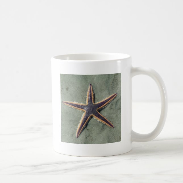 Mug Starfish Purple étoile de mer sur la plage (Droite)