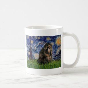 Mug Starry Night - Persian Calico cat