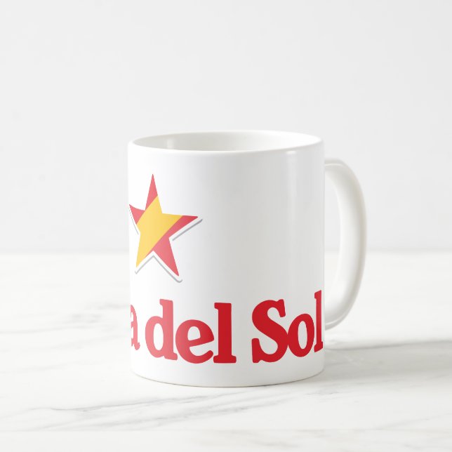 Mug Stars of Spain – Costa del Sol (Devant droit)